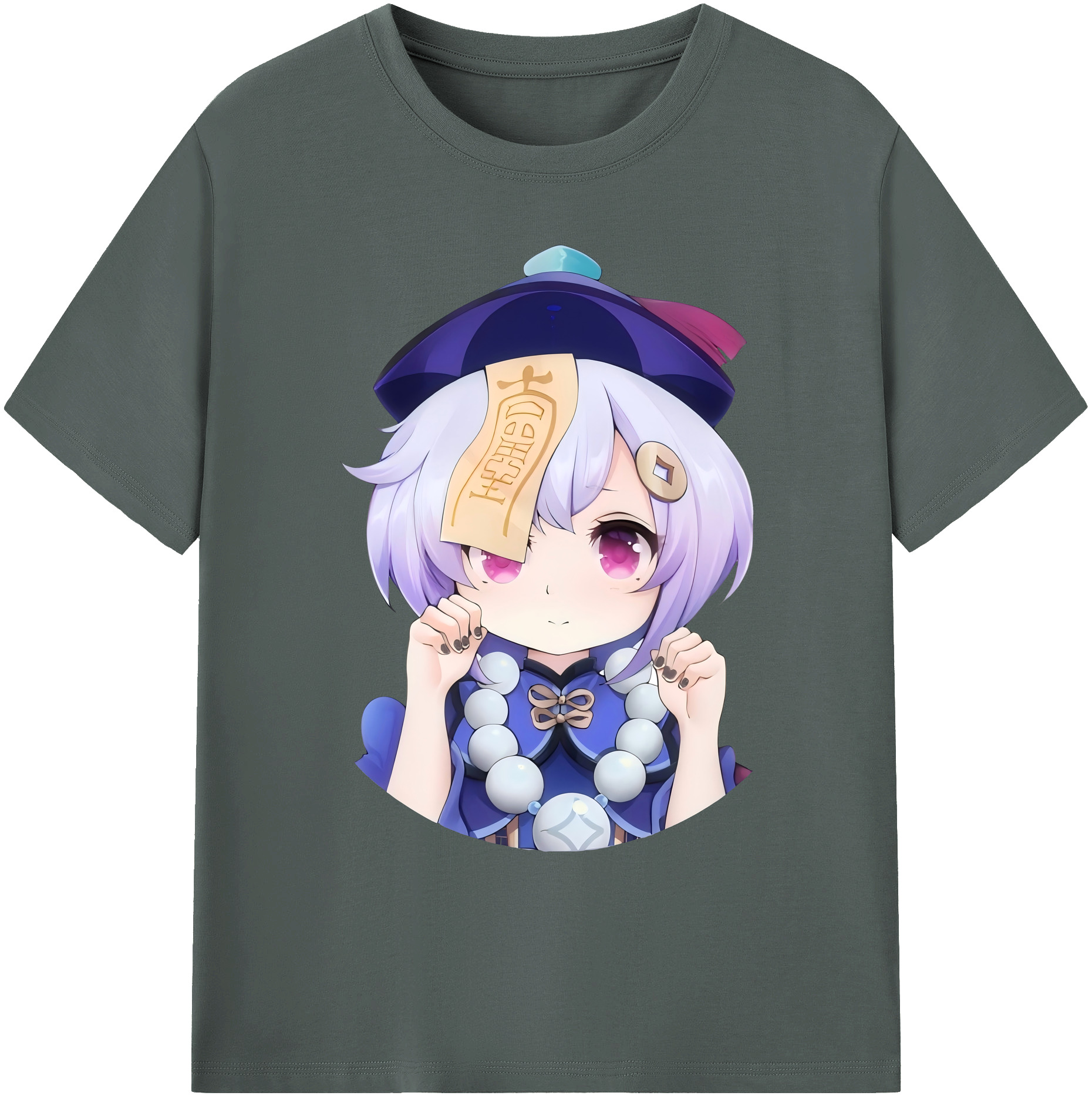 げんし神 七七 なな  genshin Nana 綿100％ メンズ半袖Tシャツ｜肌触りやわらか＆通気性